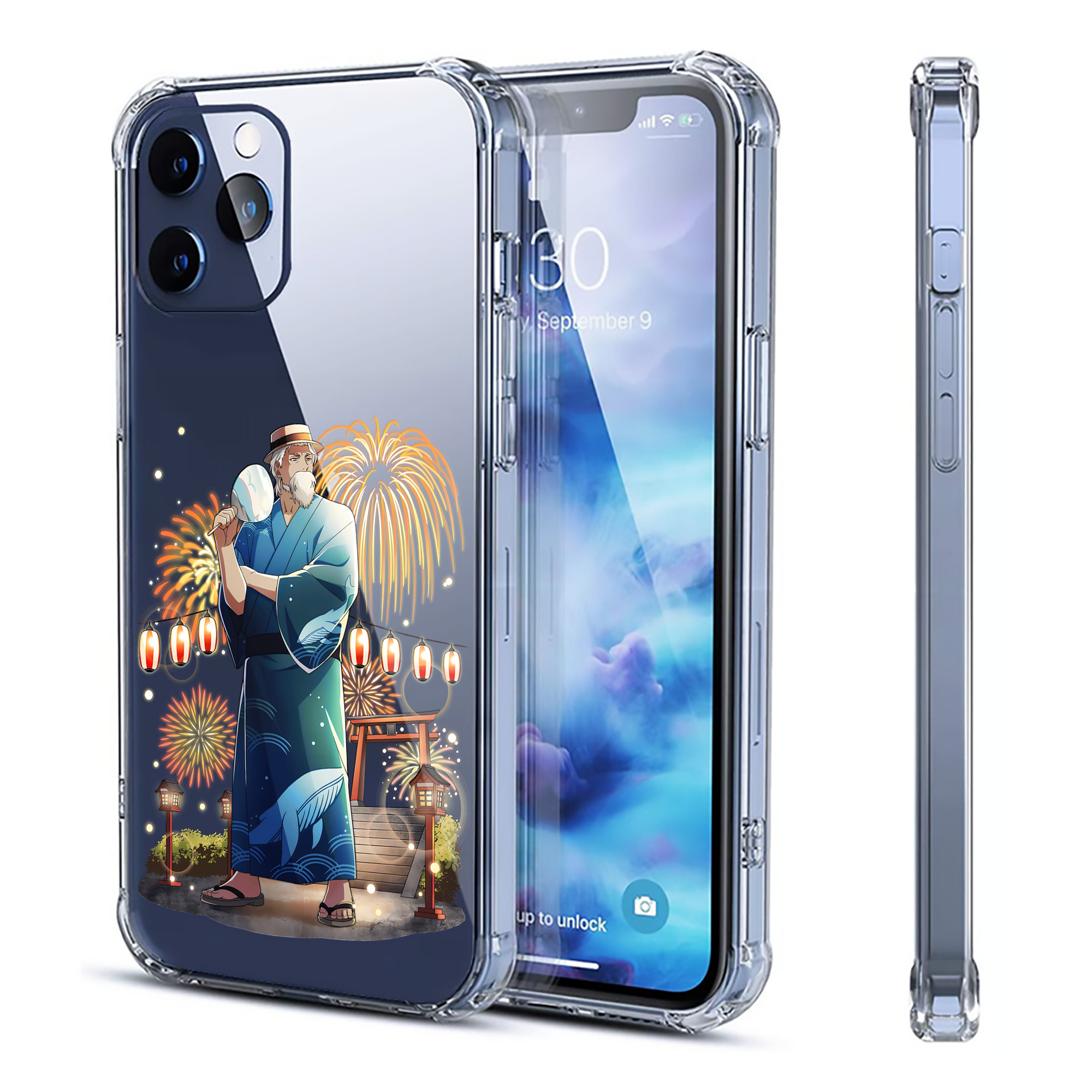 （画像用） 文豪ストレイドッグス Bungo Stray Dogs 【iPhone 12シリーズ対応】透明スマホケース（クリアソフトケース）